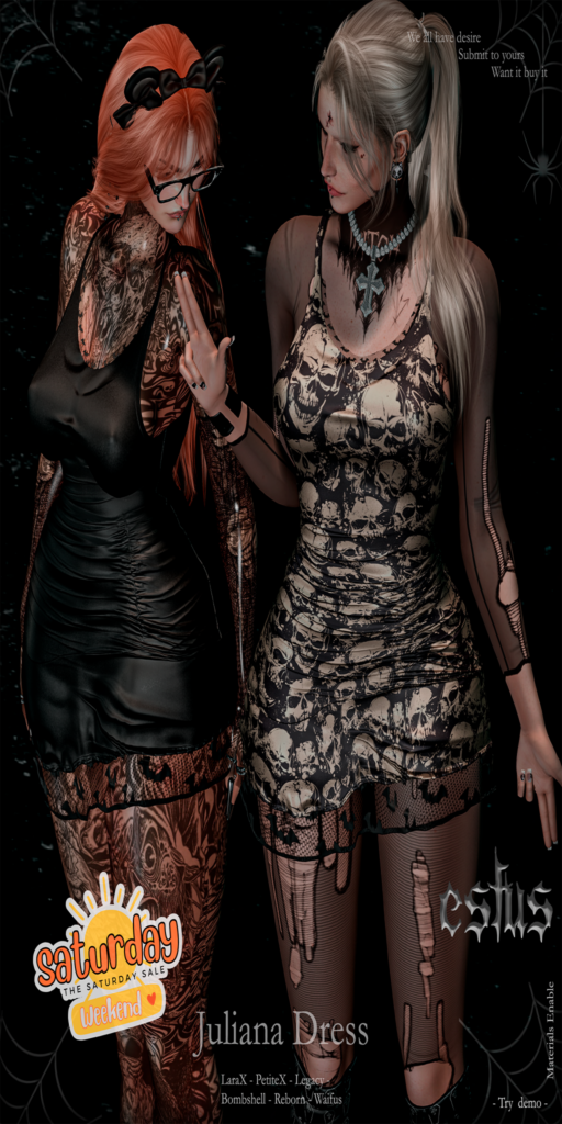 Juliana Dress - Legacy/MaitreyaX/Reborn/+mods	&lt;a href=&quot;http://maps.secondlife.com/secondlife/Esterwind/132/204/1108&quot; target=&quot;_blank&quot;&gt;Teleport&lt;/a&gt;