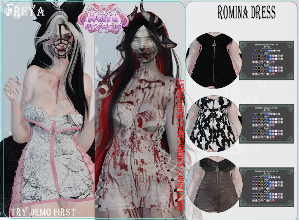 Romina Dress - Legacy/MaitreyaX/Reborn/+mods