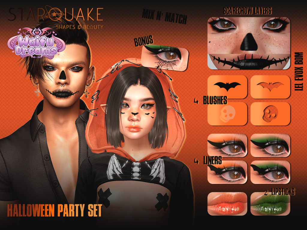 Halloween Party Makeup Set - EvoX