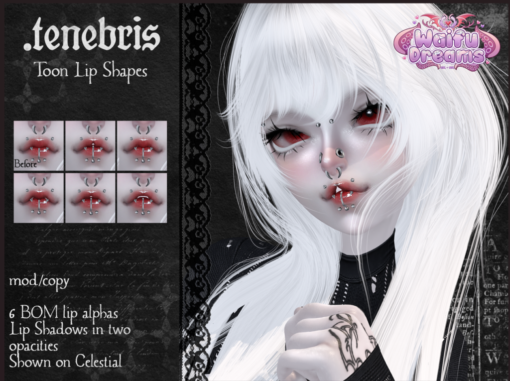 Toop Lip Shapes - Genus Toon