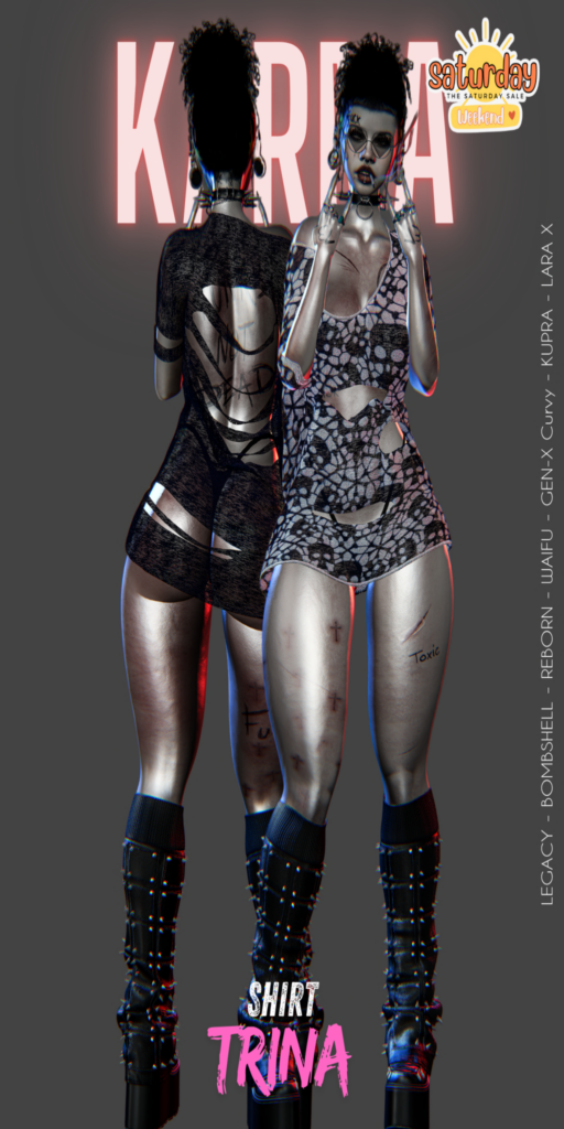 Trina Shirt - GenX/Inithium/Legacy/MaitreyaX/Reborn/+mods	&lt;a href=&quot;http://maps.secondlife.com/secondlife/House%20of%20KARNA/39/96/14&quot; target=&quot;_blank&quot;&gt;Teleport&lt;/a&gt;