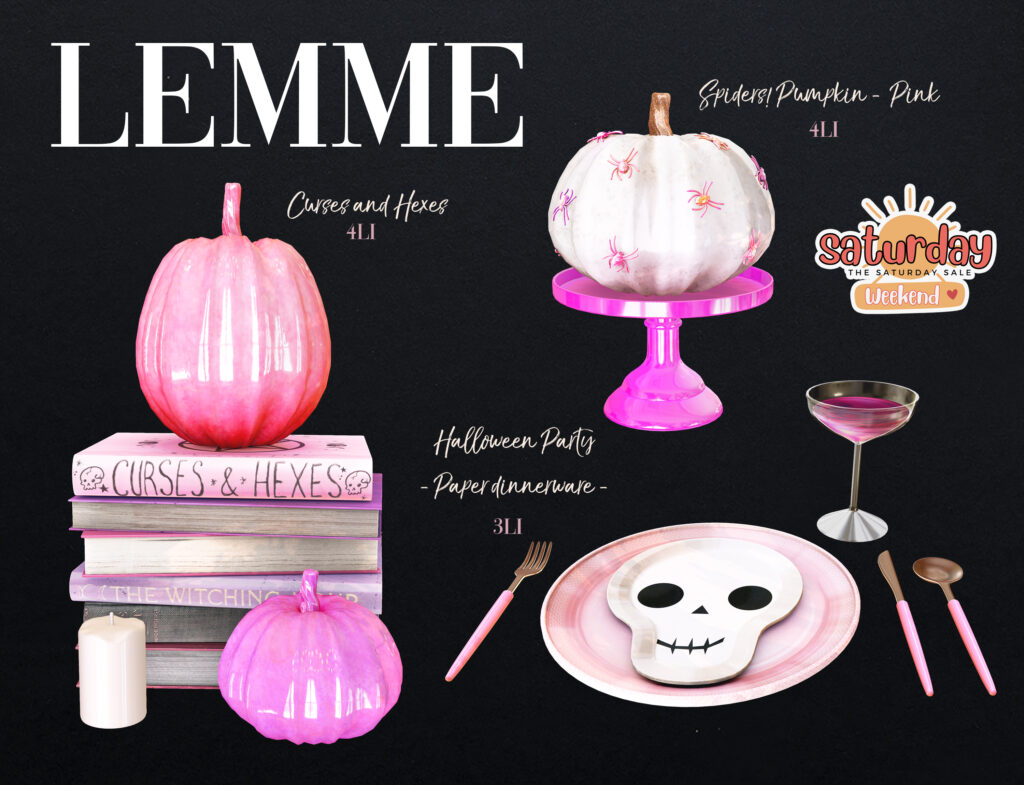 Halloween I Decorations	&lt;a href=&quot;http://maps.secondlife.com/secondlife/Pierson/124/85/2501&quot; target=&quot;_blank&quot;&gt;Teleport&lt;/a&gt;