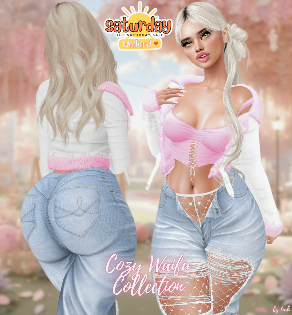 Cozy Waifu Collection - No Fits Listed	&lt;a href=&quot;http://maps.secondlife.com/secondlife/Lush/198/166/21&quot; target=&quot;_blank&quot;&gt;Teleport&lt;/a&gt;