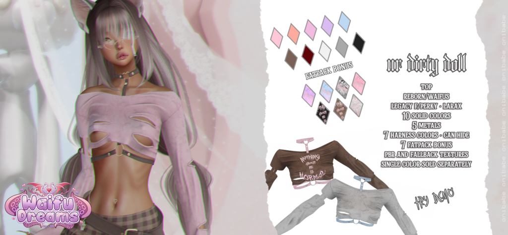 Ur Dirty Doll Top - Legacy/MaitreyaX/Reborn/+mods
