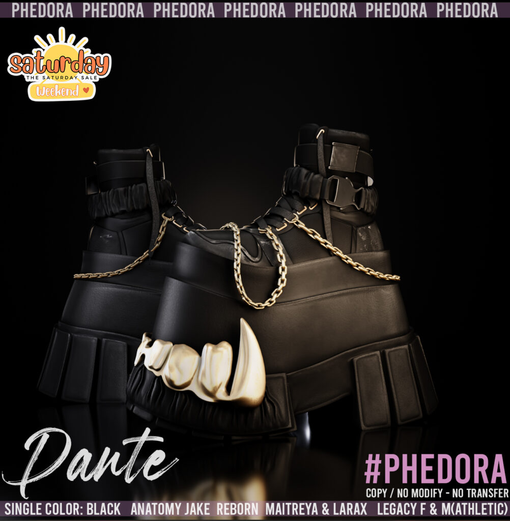 Dante Stomps - Anatomy/Jake/Legacy F+M/MaitreyaX/Reborn/+mods	&lt;a href=&quot;http://maps.secondlife.com/secondlife/Sandy%20Shores/41/214/25&quot; target=&quot;_blank&quot;&gt;Teleport&lt;/a&gt;