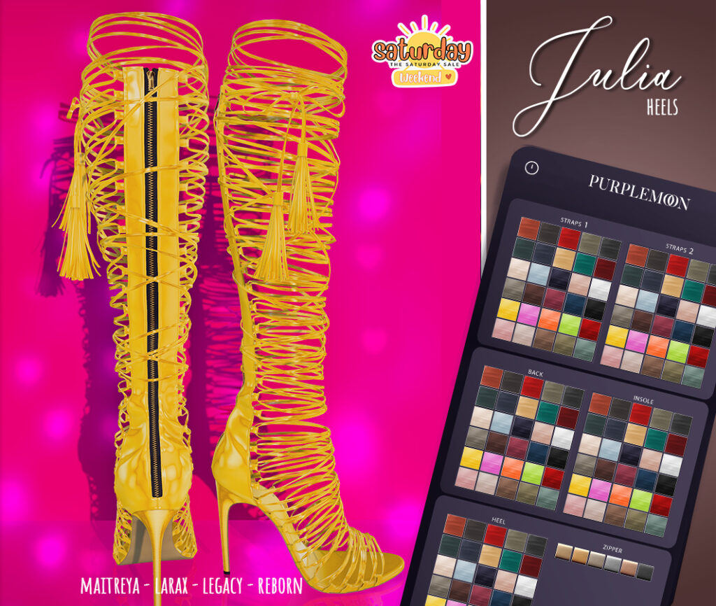 Julia Heels - Legacy/Maitreya/Reborn/+mods	&lt;a href=&quot;http://maps.secondlife.com/secondlife/Stellar/126/37/22&quot; target=&quot;_blank&quot;&gt;Teleport&lt;/a&gt;