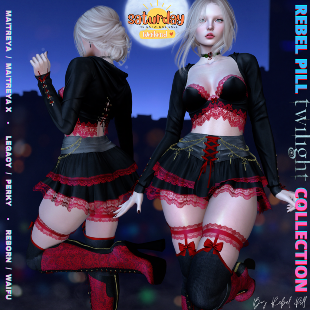 Twilight Collection - Legacy/MaitreyaX/Reborn/+mods	&lt;a href=&quot;http://maps.secondlife.com/secondlife/Heavens/64/200/3502&quot; target=&quot;_blank&quot;&gt;Teleport&lt;/a&gt;