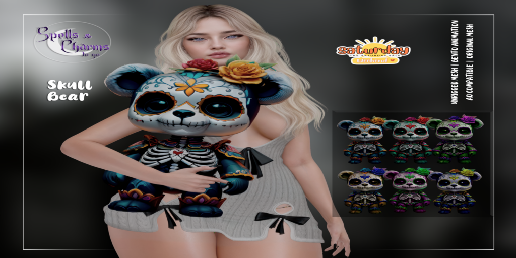 Skull Bear Holdable	&lt;a href=&quot;http://maps.secondlife.com/secondlife/Starfall/49/26/2501&quot; target=&quot;_blank&quot;&gt;Teleport&lt;/a&gt;