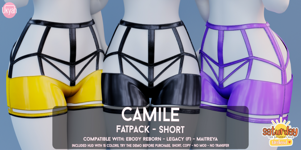 Camile Shorts - Legacy/Maitreya/Reborn	&lt;a href=&quot;http://maps.secondlife.com/secondlife/Magic%20Sky/194/96/2022&quot; target=&quot;_blank&quot;&gt;Teleport&lt;/a&gt;