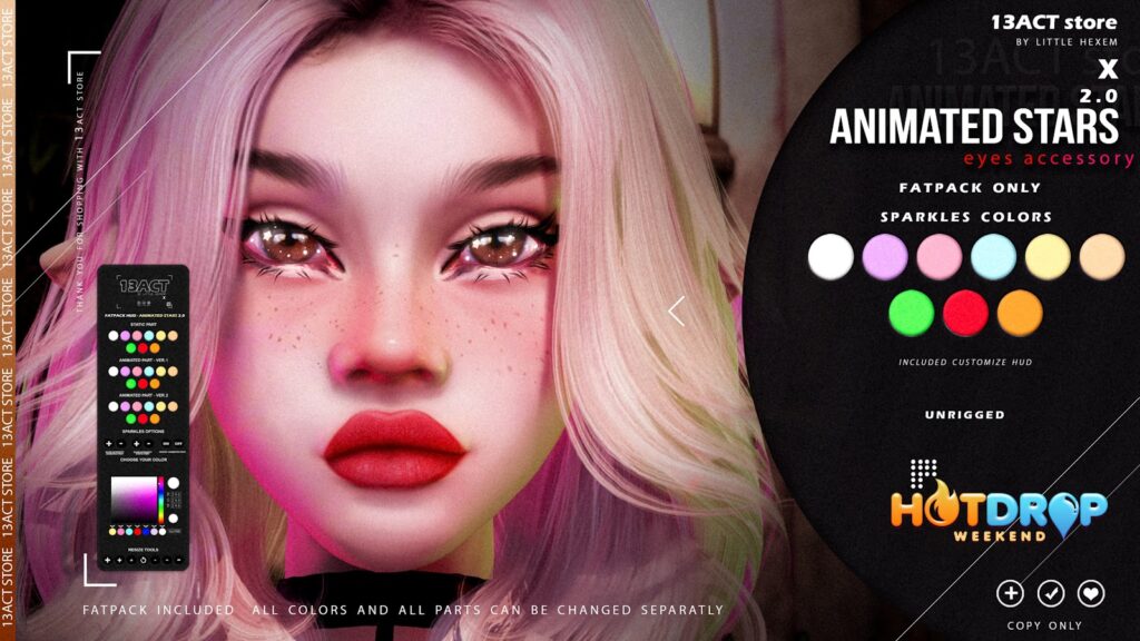 Animated Stars Eyes Accessory