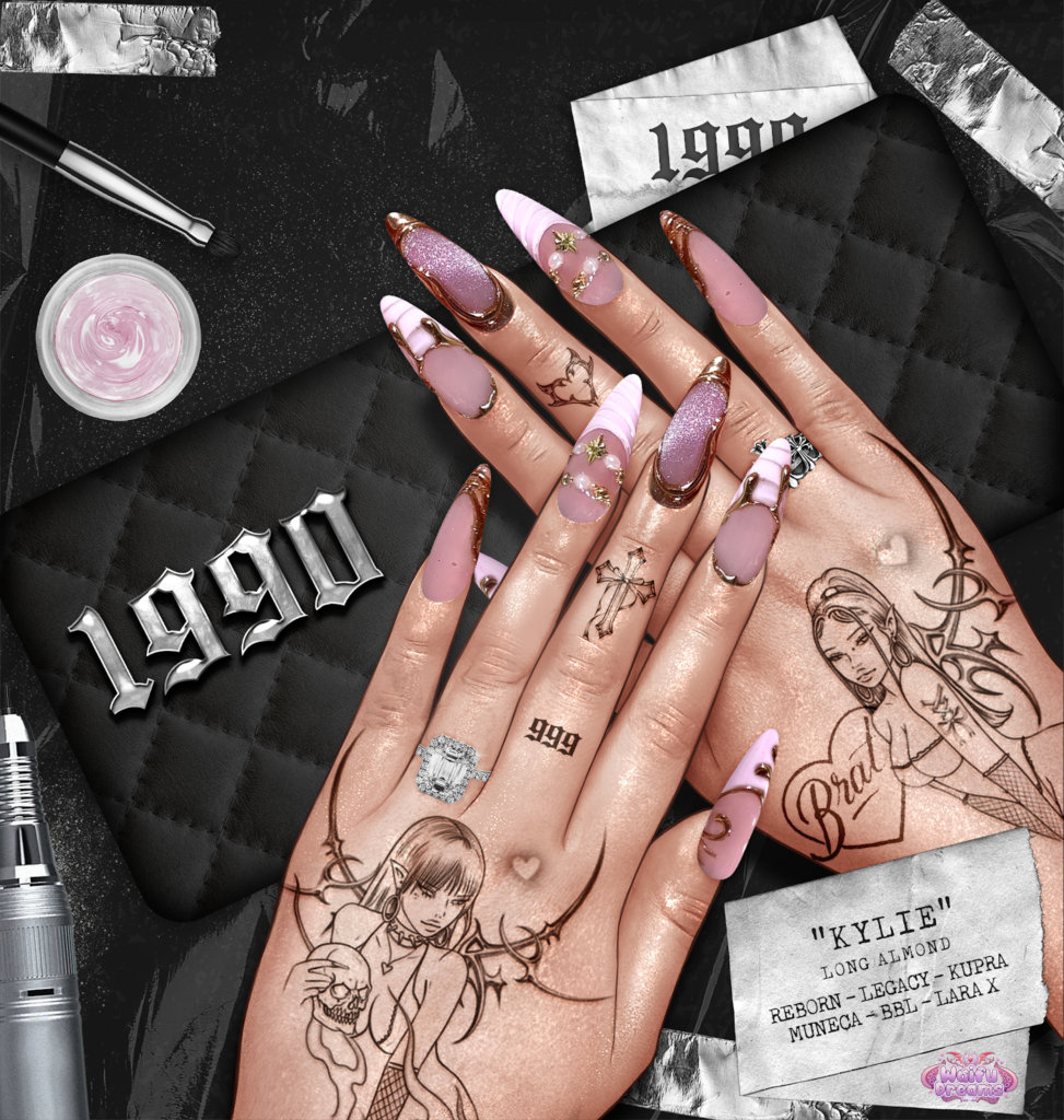 Kylie Nails Set - Inithium/Legacy/MaitreyaX/Reborn/Yentements