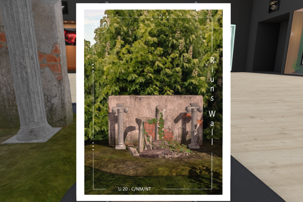 Ruins Wall Backdrop, L$150