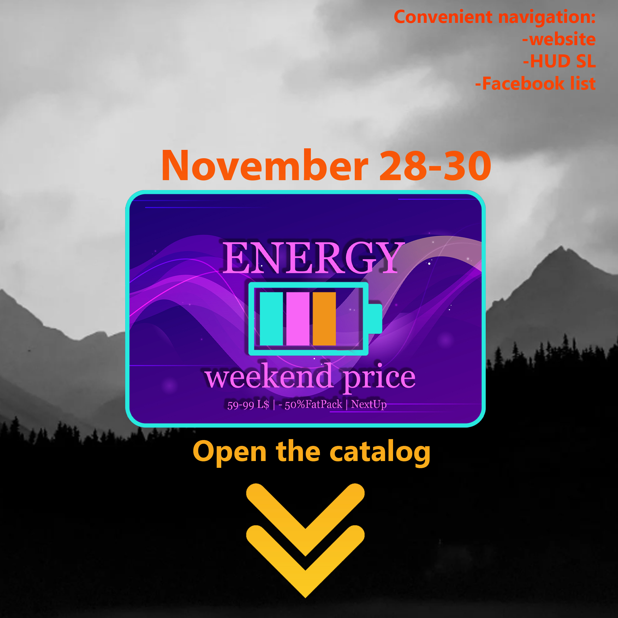 VIRTUAL BARGAIN BONANZA WITH ENERGY WEEKEND PRICE
