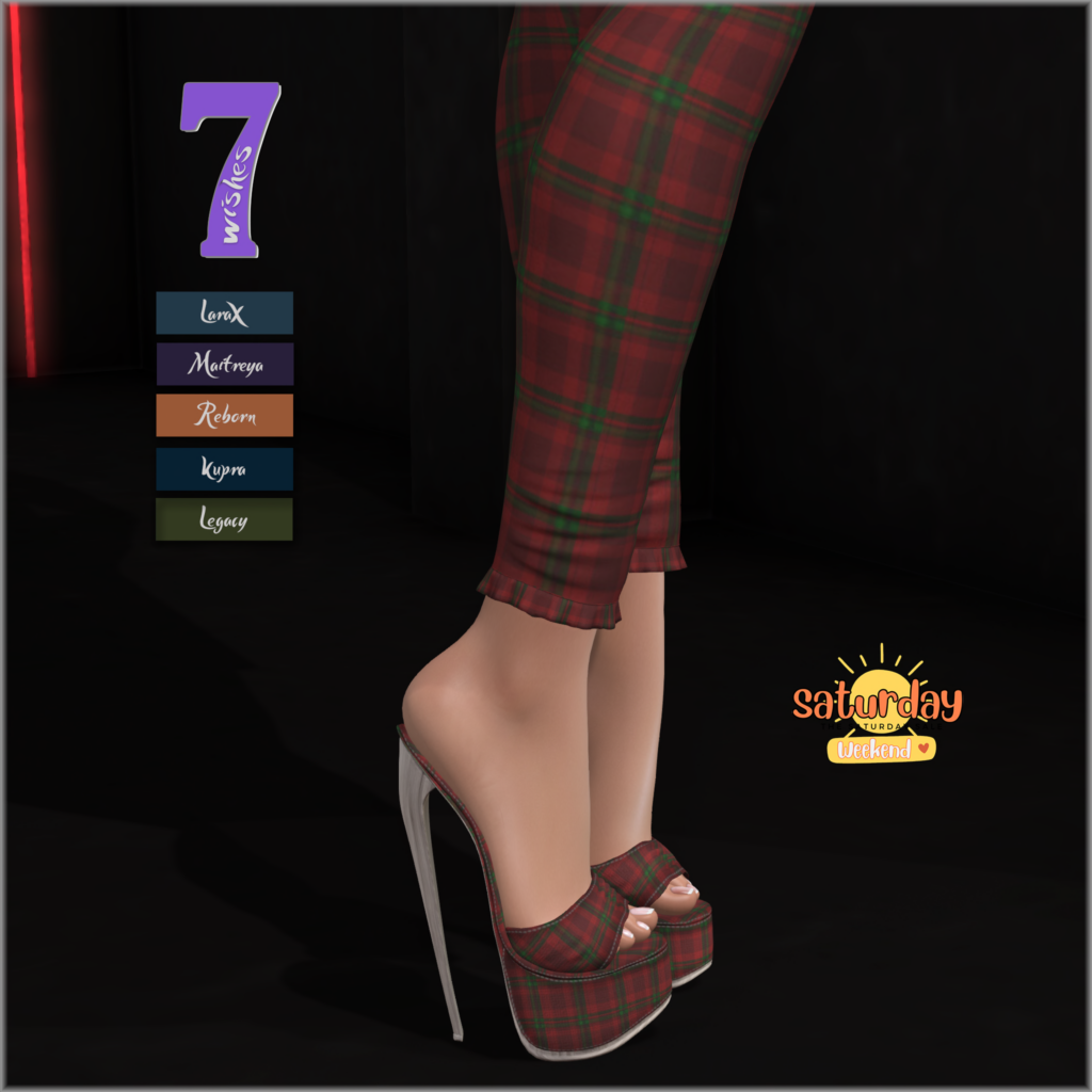 Sara Mules - Inithium/Legacy/Maitreya/Reborn/+mods	&lt;a href=&quot;http://maps.secondlife.com/secondlife/Leather%20and%20Lace/227/95/2201&quot; target=&quot;_blank&quot;&gt;Teleport&lt;/a&gt;