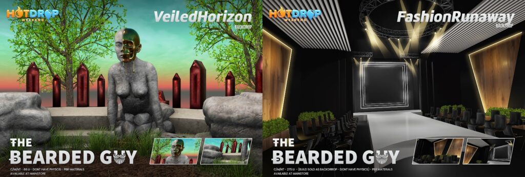 Veiled Horizon &amp; Fashion Runaway Backdrops