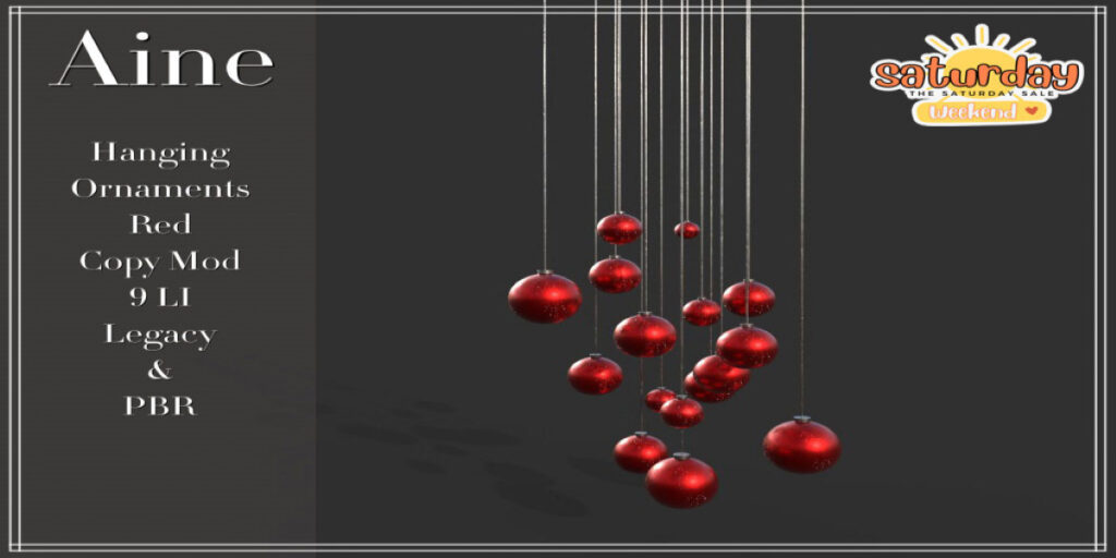 Red Hanging Ornaments