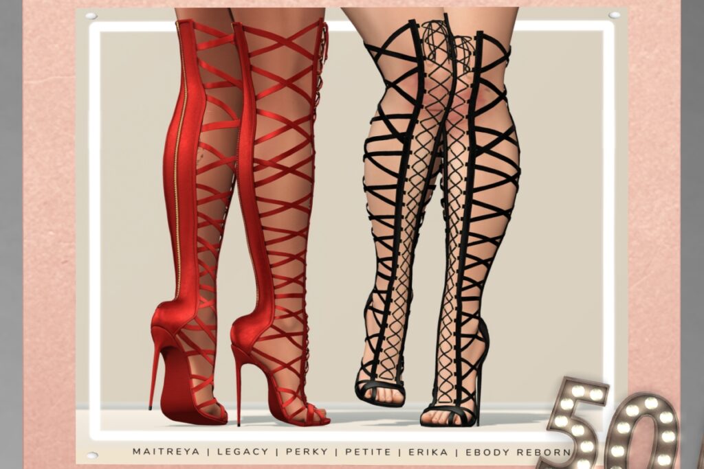 Yura Boots - Erika/Legacy/Maitreya/Reborn/+mods	&lt;a href=&quot;http://maps.secondlife.com/secondlife/Aleutia/45/164/2&quot; target=&quot;_blank&quot;&gt;Teleport&lt;/a&gt;