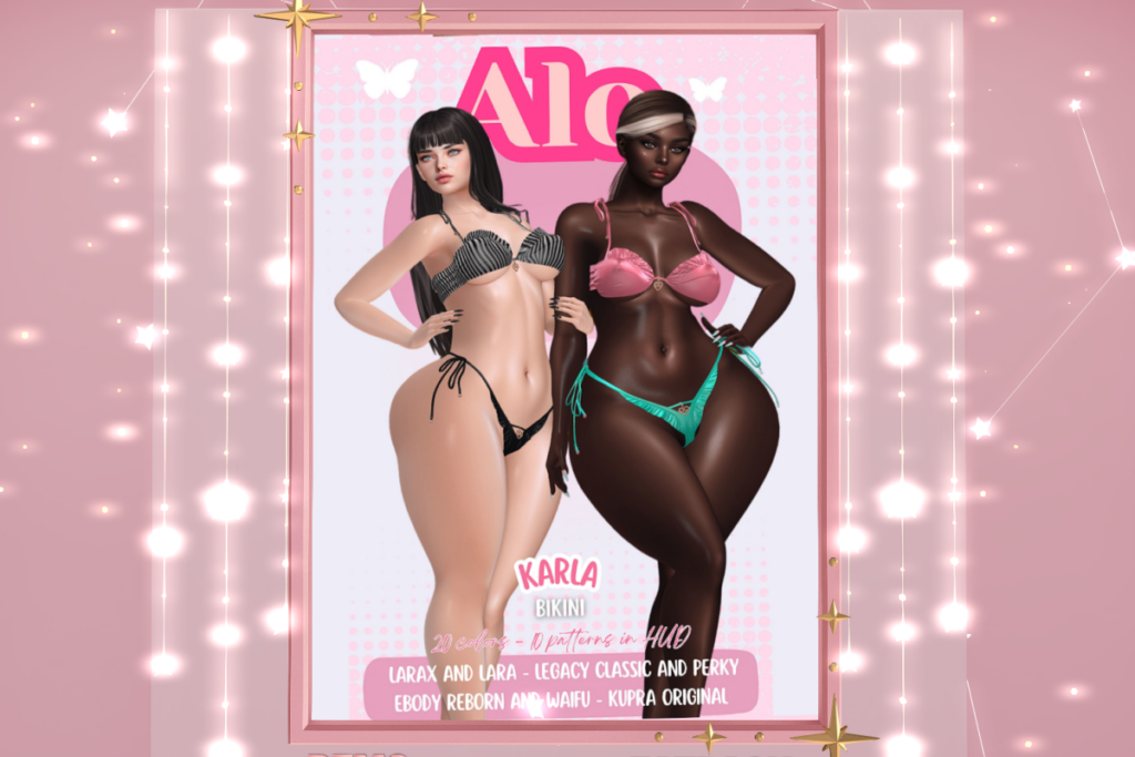 Karla Bikini - Inithium/Legacy/Maitreya/Reborn/+mods, L$185 each/L$555 FP