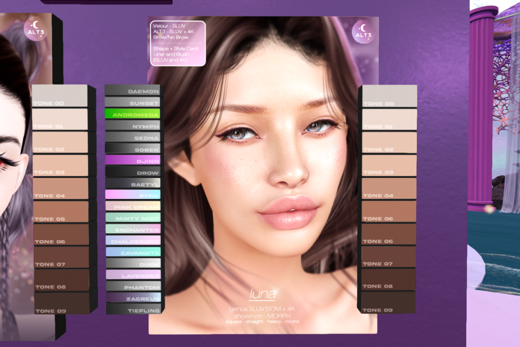 Luna Skin - Genus	&lt;a href=&quot;http://maps.secondlife.com/secondlife/aika%20mainstore/127/43/11&quot; target=&quot;_blank&quot;&gt;Teleport&lt;/a&gt;