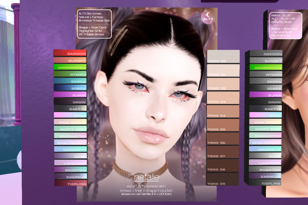 Natalie Skin - EvoX	&lt;a href=&quot;http://maps.secondlife.com/secondlife/aika%20mainstore/127/43/11&quot; target=&quot;_blank&quot;&gt;Teleport&lt;/a&gt;
