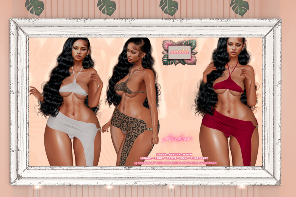 Ambar Top and Skirt - Legacy/Reborn/+mods, L$220 each/L$1200 each FP