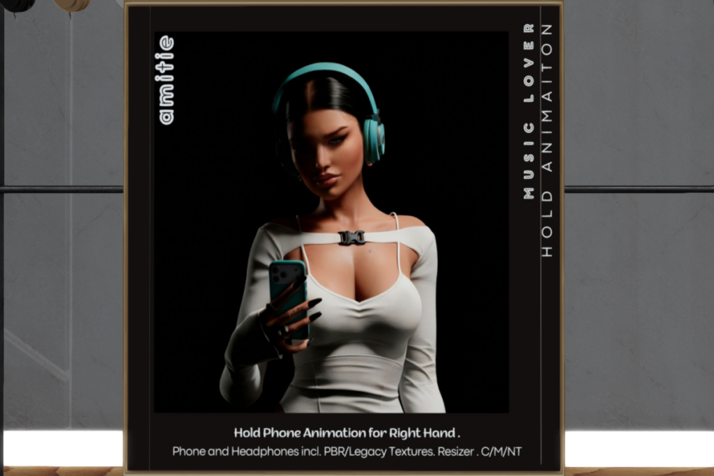 Music Lover Hold Animation, L$90