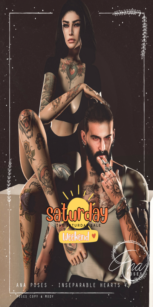 Inseperable Hearts V Couples Pose	&lt;a href=&quot;http://maps.secondlife.com/secondlife/Lunaris/198/50/2651&quot; target=&quot;_blank&quot;&gt;Teleport&lt;/a&gt;