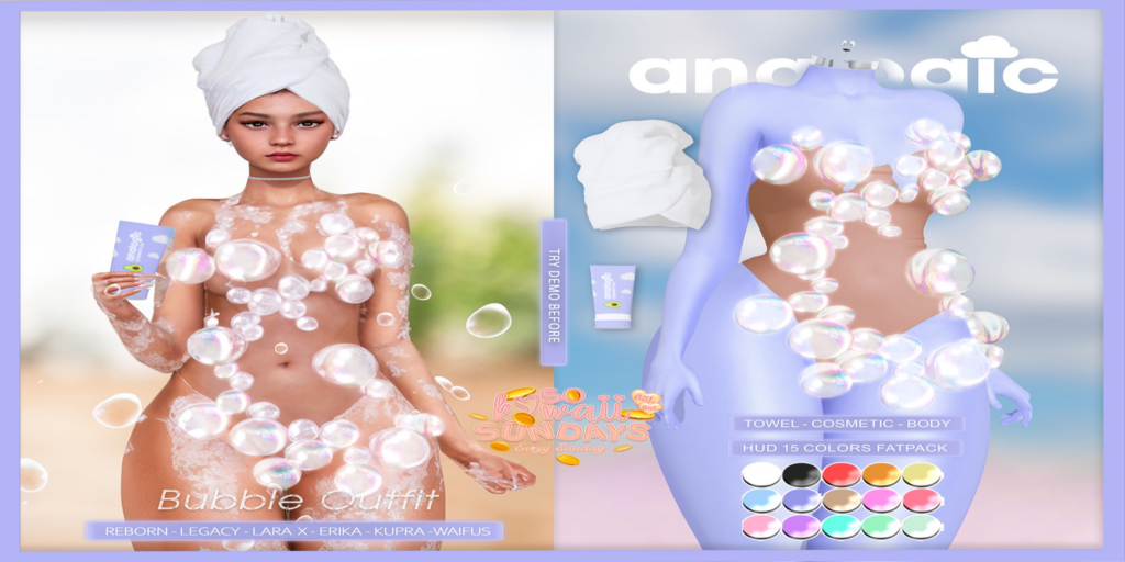 Bubble Outfit - Erika/Inithium/Legacy/MaitreyaX/Reborn/+mods	&lt;a href=&quot;http://maps.secondlife.com/secondlife/Bliss%20Kingdom/162/96/1505&quot; target=&quot;_blank&quot;&gt;Teleport&lt;/a&gt;