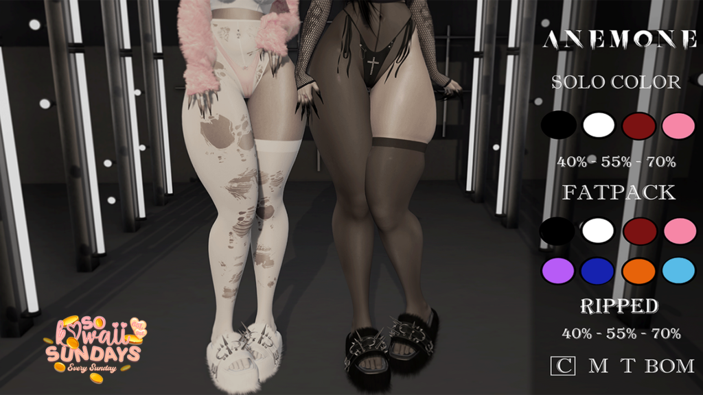 Emma Pantyhose - BOM	&lt;a href=&quot;https://maps.secondlife.com/secondlife/Lakecoast/223/95/1802&quot; target=&quot;_blank&quot;&gt;Teleport&lt;/a&gt;