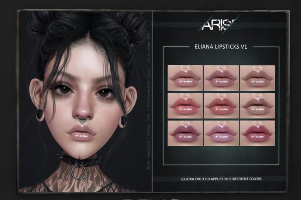 Eliana Lipsticks v1 - EvoX, L$259