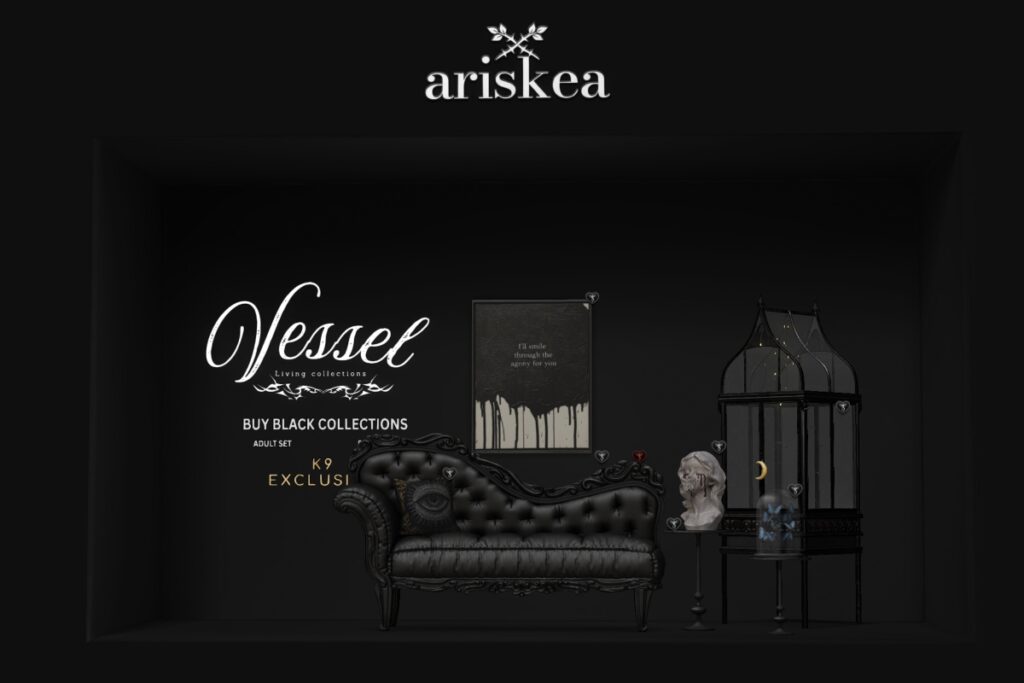 Vessel Decor Set, L$189-L$699 each/L$1799 PG FP/L$1989 Adult FP