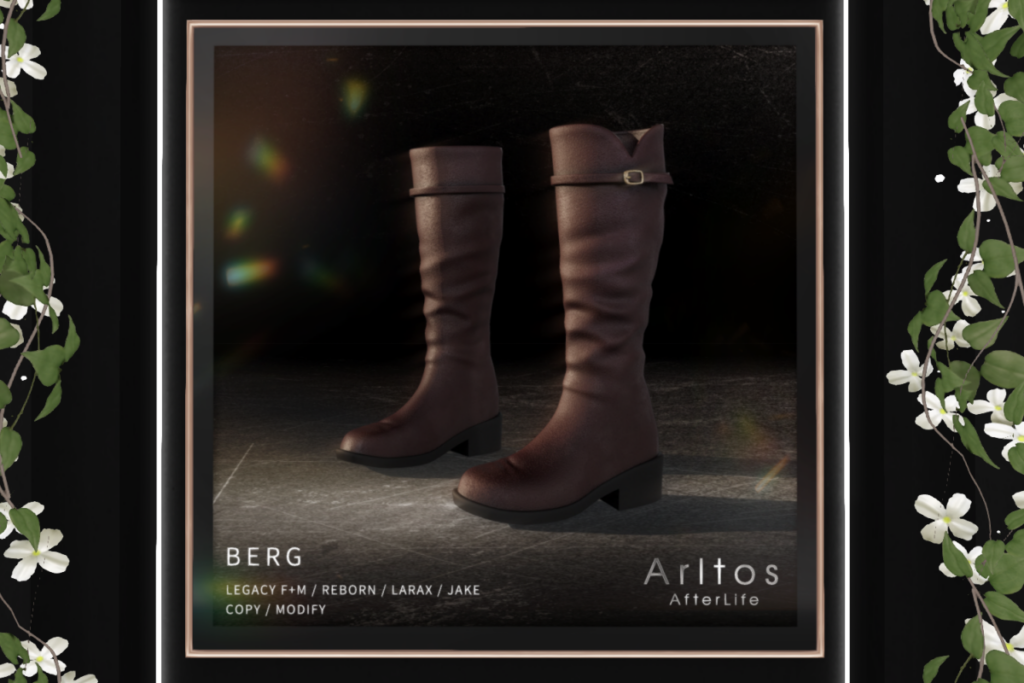 Berg Boots - Jake/Legacy F+M/MaitreyaX/Reborn, L$399
