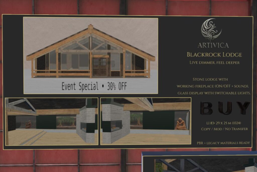 Blackrock Lodge, L$799