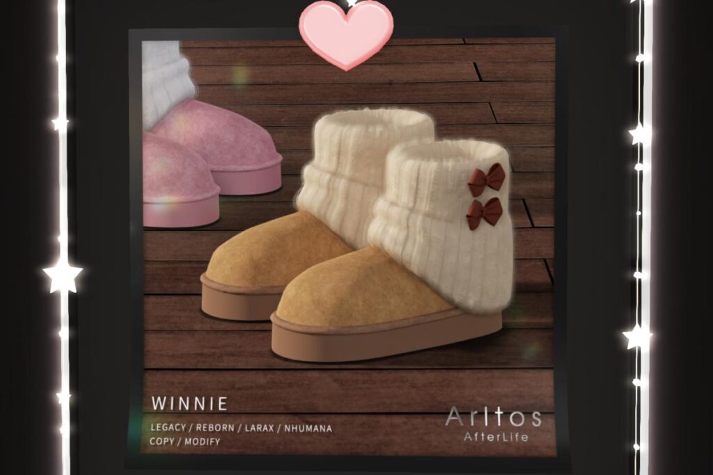 Winnie Boots - Legacy/MaitreyaX/Nhumana/Reborn, L$199 each/L$479 FP