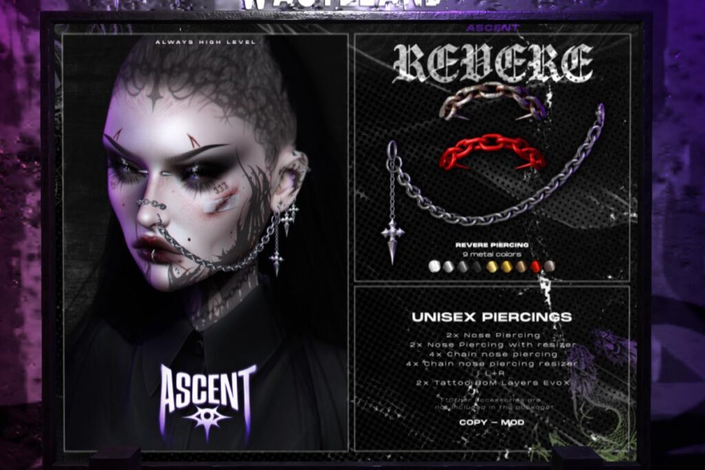 Revere Piercings - EvoX, L$329