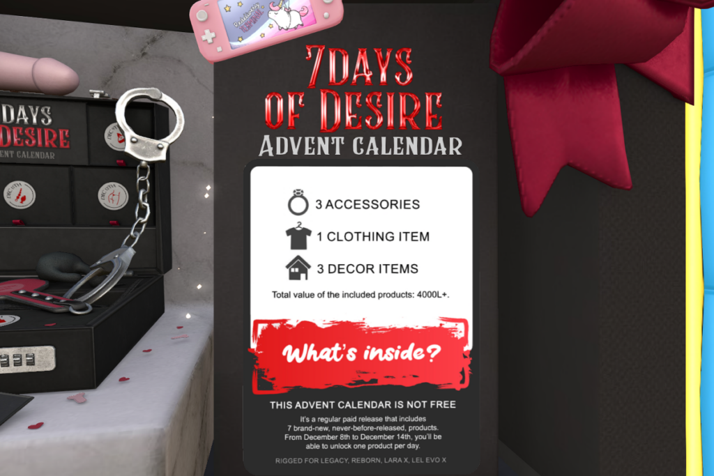 7 Days of Desire Advent Calendar, L$1999