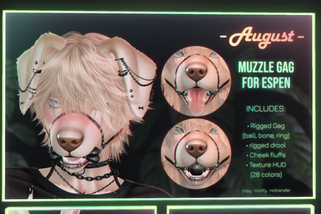 Muzzle Gag - Espen Head, L$550