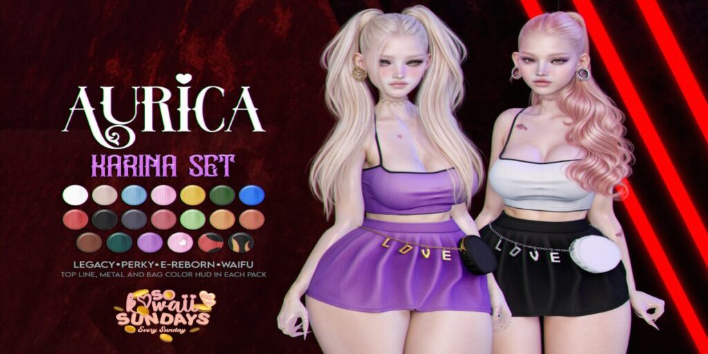 Karina Set - Legacy/Reborn/+mods	&lt;a href=&quot;http://maps.secondlife.com/secondlife/Crystal%20Isle/138/116/60&quot; target=&quot;_blank&quot;&gt;Teleport&lt;/a&gt;