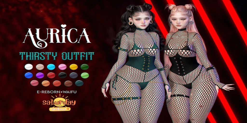 Thirsty Outfit - Reborn/+mods	&lt;a href=&quot;http://maps.secondlife.com/secondlife/Crystal%20Isle/168/140/60&quot; target=&quot;_blank&quot;&gt;Teleport&lt;/a&gt;