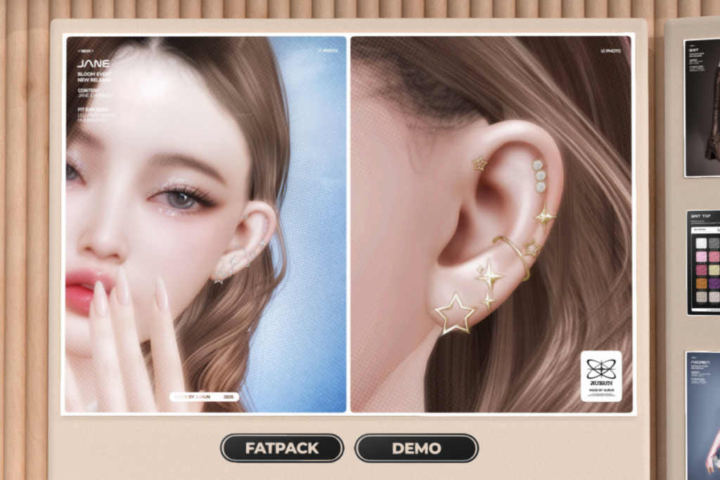 Jane Earrings, L$399 Fatpack