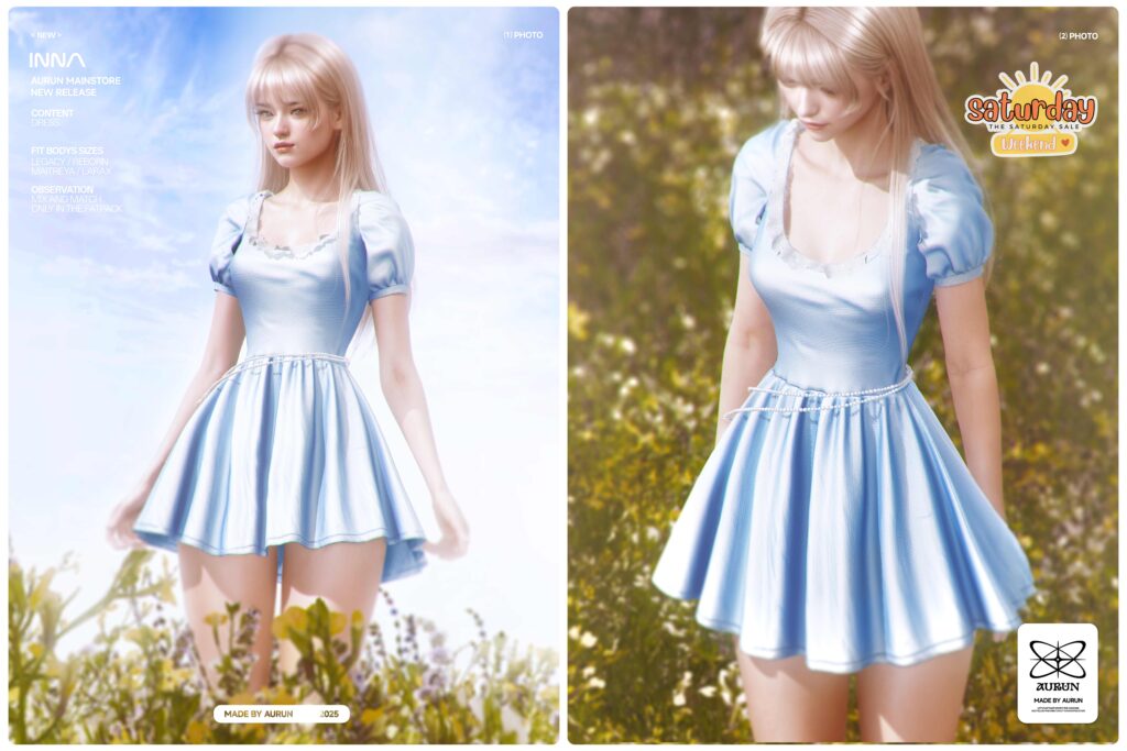 Inna Dress - Legacy/Maitreya/Reborn/+mods	&lt;a href=&quot;http://maps.secondlife.com/secondlife/Perfectland/224/159/2531&quot; target=&quot;_blank&quot;&gt;Teleport&lt;/a&gt;
