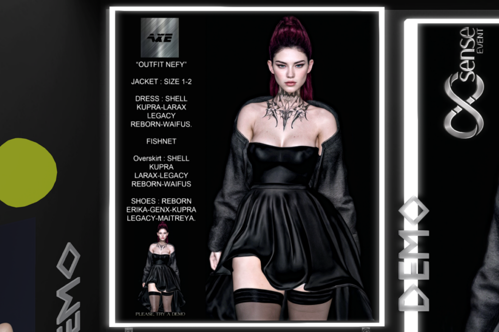 Nefy Outfit - See Ad For Fits, L$150-L$180 each/L$599 each FP