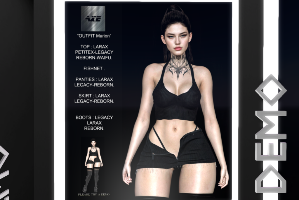 Marion Outfit - Legacy/MaitreyaX/Reborn/+mods, L$150-L$170 each/L$499-L$899 each FP