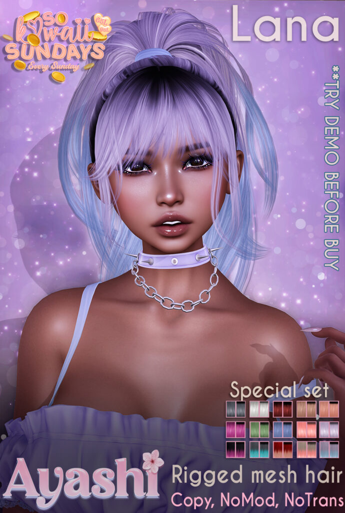 Lana Hairstyle	&lt;a href=&quot;https://maps.secondlife.com/secondlife/MagnetiS/191/128/10&quot; target=&quot;_blank&quot;&gt;Teleport&lt;/a&gt;