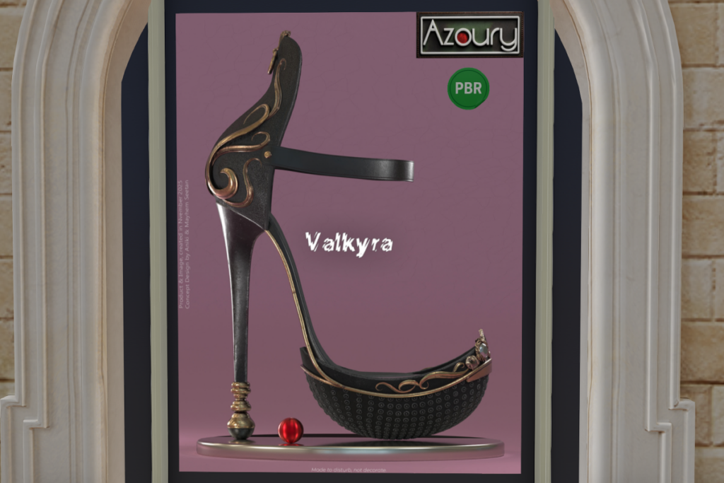 Valkyra Heels - Legacy/Maitreya/Nhumana/Reborn/+mods, L$469