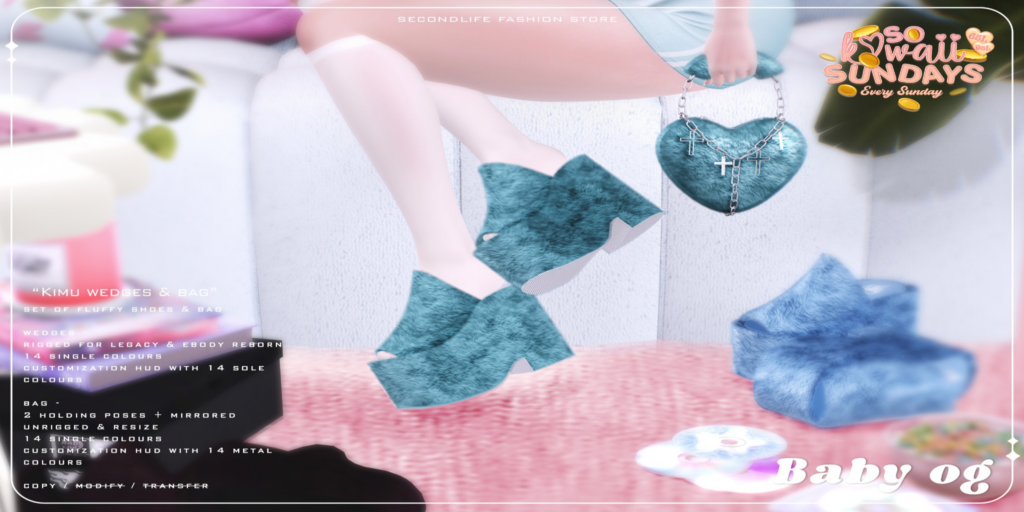 Kimu Wedges &amp; Bag - Legacy/Reborn	&lt;a href=&quot;http://maps.secondlife.com/secondlife/Paradise%20Red/183/63/454&quot; target=&quot;_blank&quot;&gt;Teleport&lt;/a&gt;
