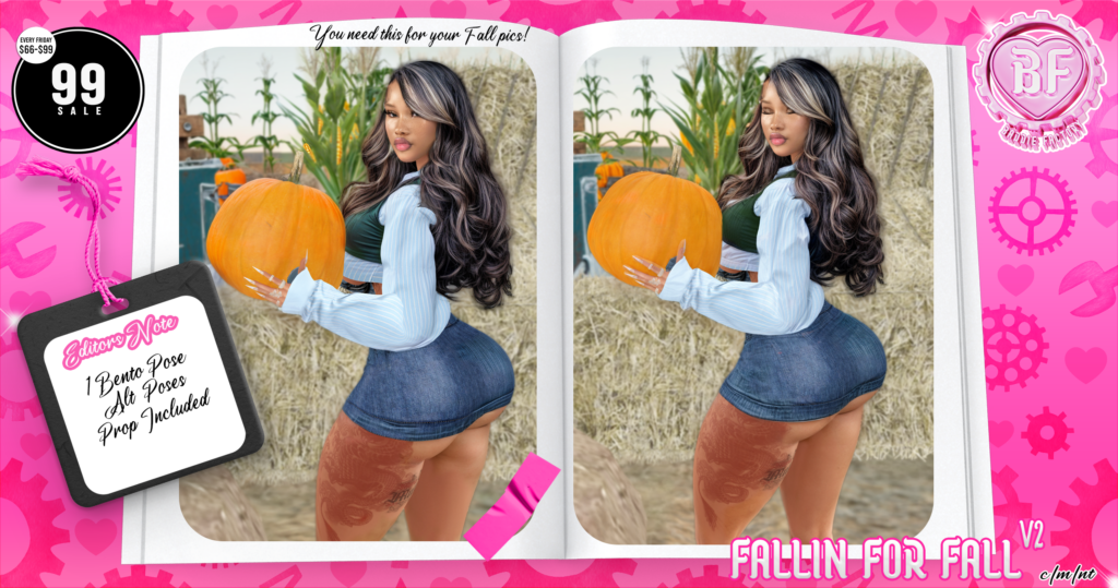 Fallin for Fall V2 Poses with Prop	&lt;a href=&quot;http://maps.secondlife.com/secondlife/CreditCard/157/194/3798&quot; target=&quot;_blank&quot;&gt;Teleport&lt;/a&gt;