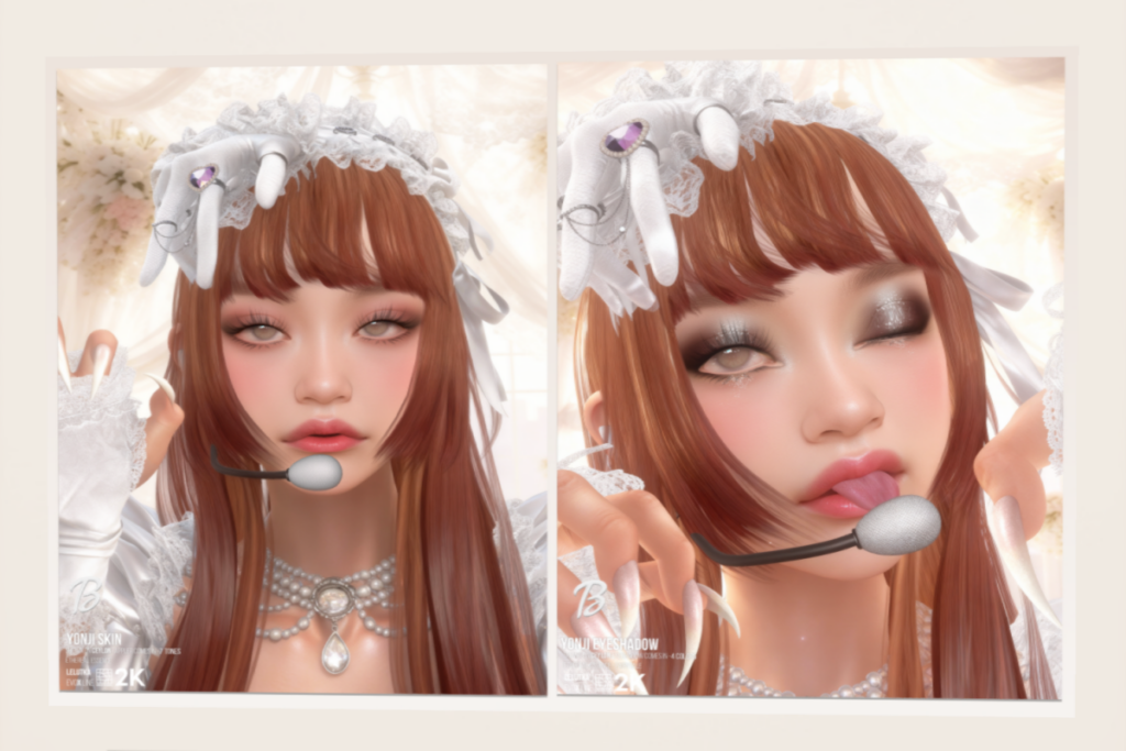 Yonji Skin - EvoX, L$699 each | Yongi Makeup - EvoX, L$250 | Yongi Fatpack, L$4893