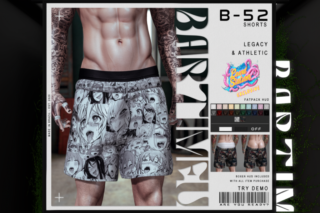 B-52 Shorts - Legacy/+mods, L$250 each/L$1500 FP