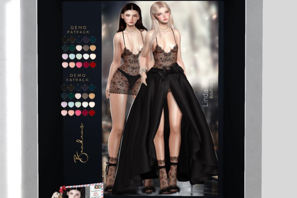 Linda Dress and Shoes - Legacy/MaitreyaX/Reborn/+mods, L$249-L$329 each/L$1799-L$1899 each FP